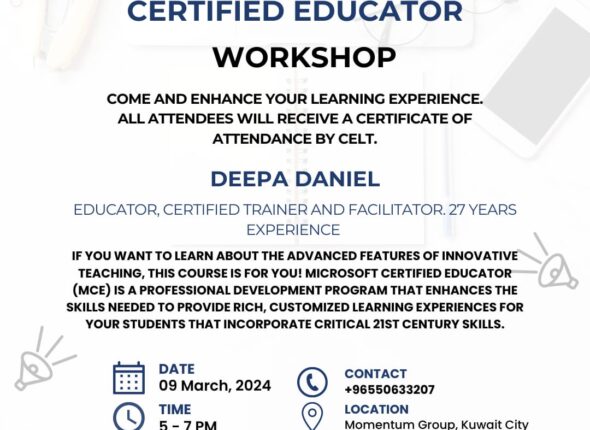 Certified Microsoft Educator Workshop